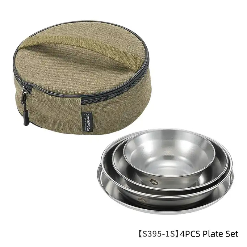 Outdoor Camping Korea - S395-1S Stainless Steel 304 Bowl Plate