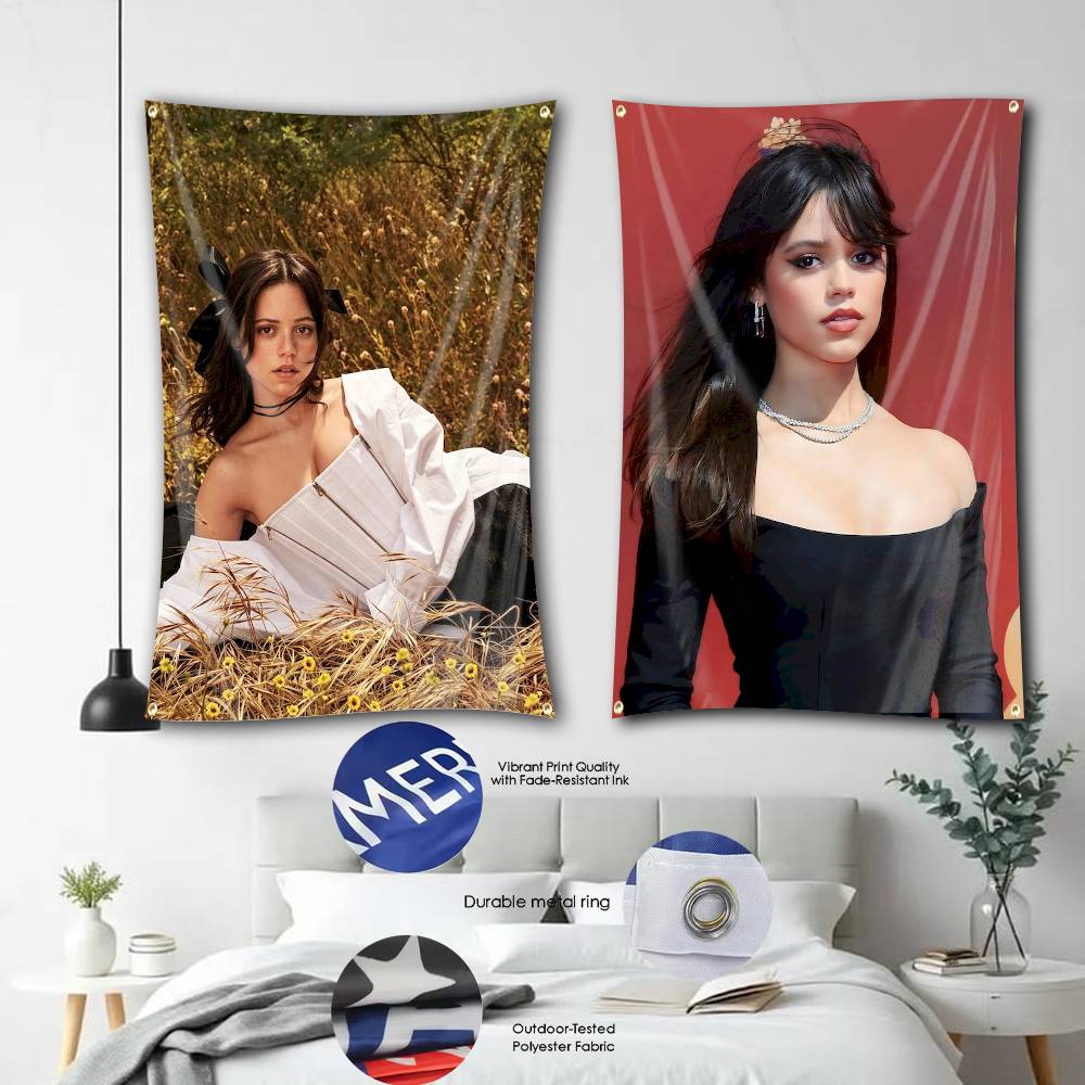 Outdoor Camping Tv - J-Jenna TV-WED O-Ortega Aesthetic Flag Tapestry
