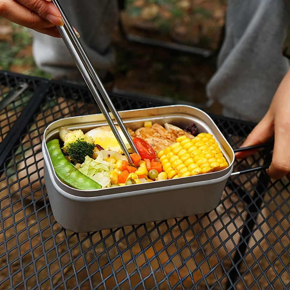 Camp Cooking Set - Ultralight Tableware Camping Cookware Lunch Box