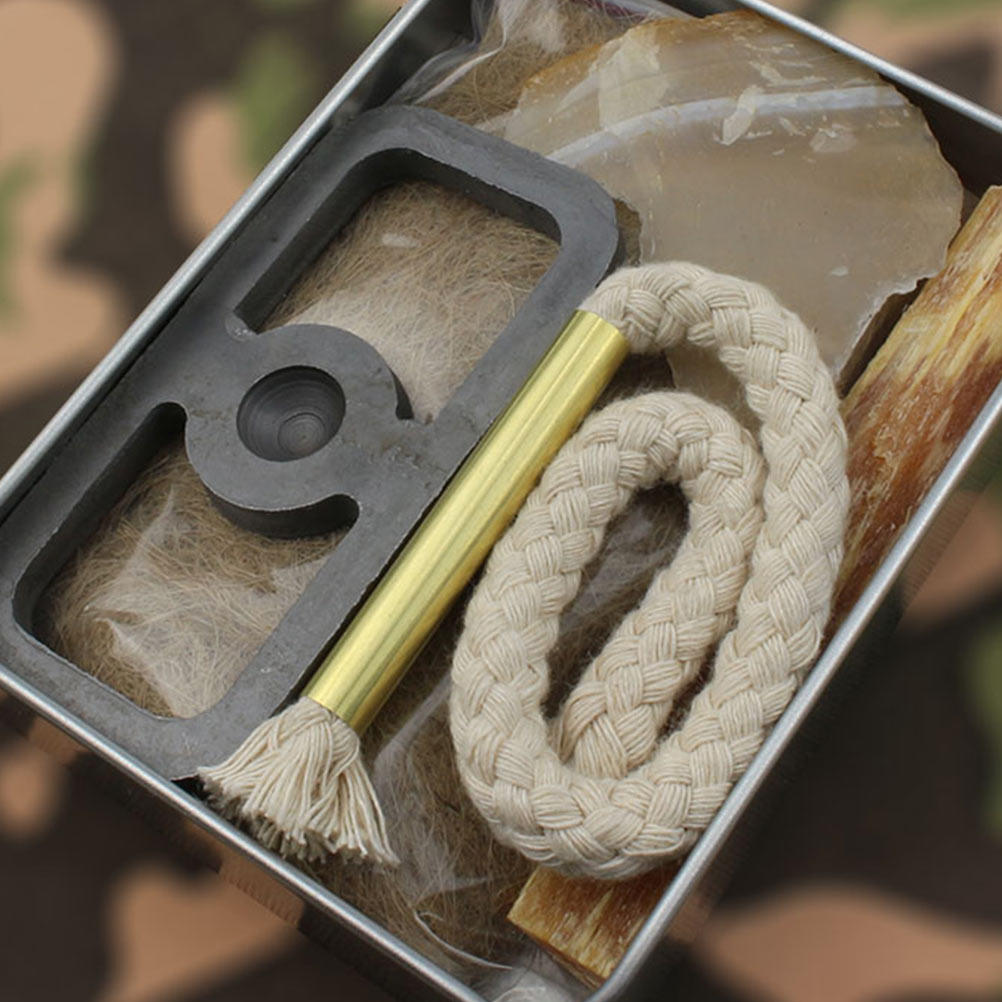 Camp Cooking Set - 1Set Fire Starter Cotton Rope Set