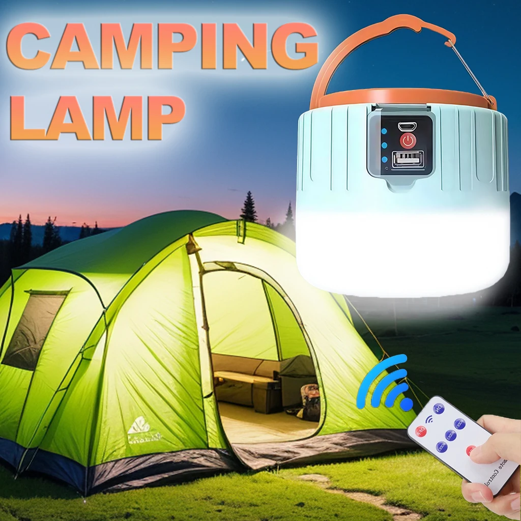 Outdoor Camping Lamp - Solar Camping Lantern Rechargeable LED Portable