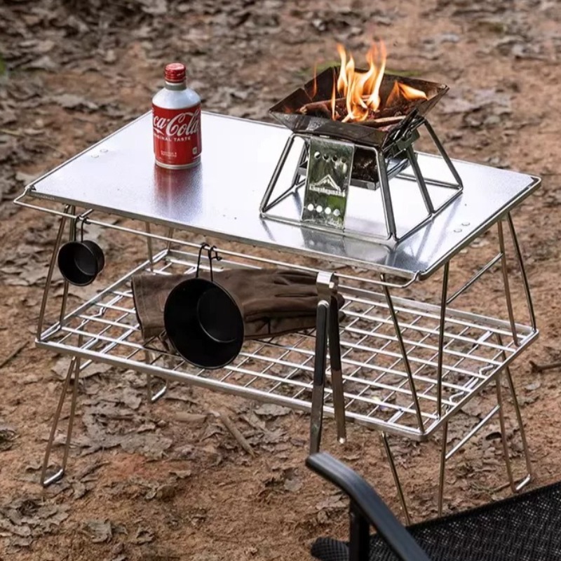 Outdoor Camping Kitchen Table - Outdoor Portable Folding Table Lightweight Nature