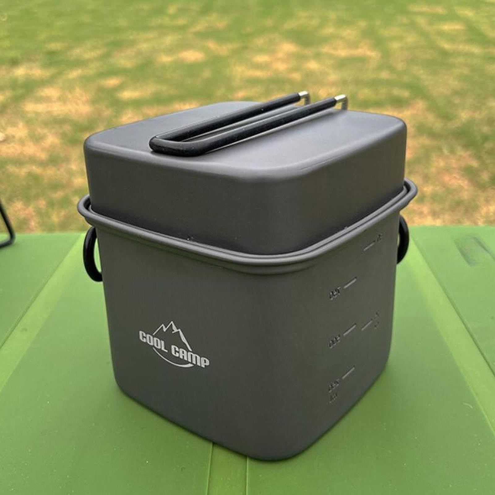 Camp Cooking Set - Camping Cookware Set Frying Pan Travel