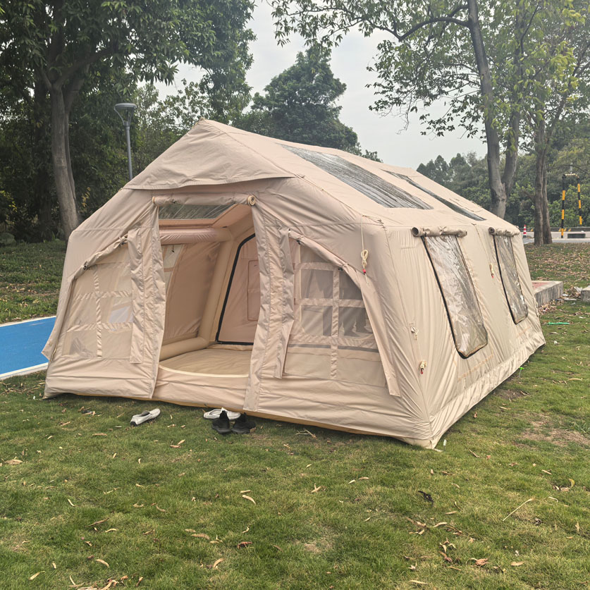 Outdoor Camping Tents For Sale - Factory Sale Luxury 17.2 Green Beige