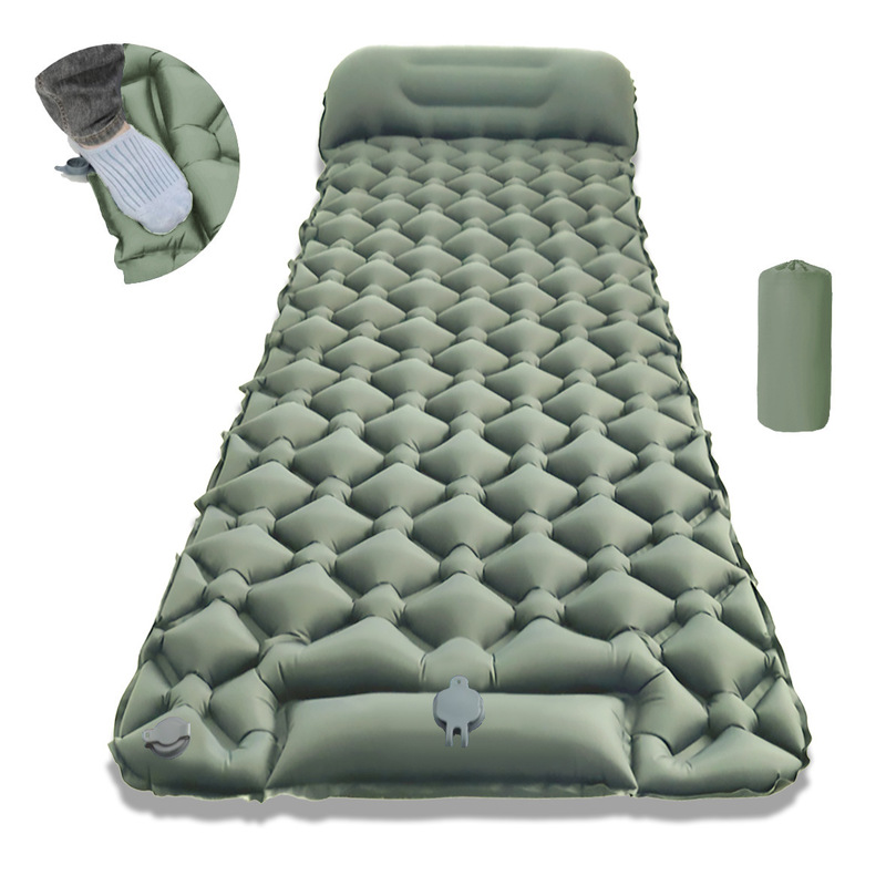 Outdoor Camping Gazebo - Auto Inflatable Foot Press Camping Mat