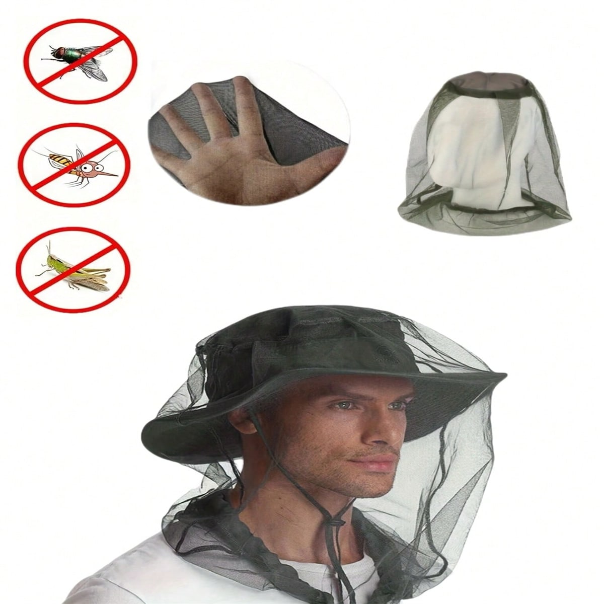 Outdoor Camping Mosquito Net - 2PC Outdoor Camping and Hiking, Insect