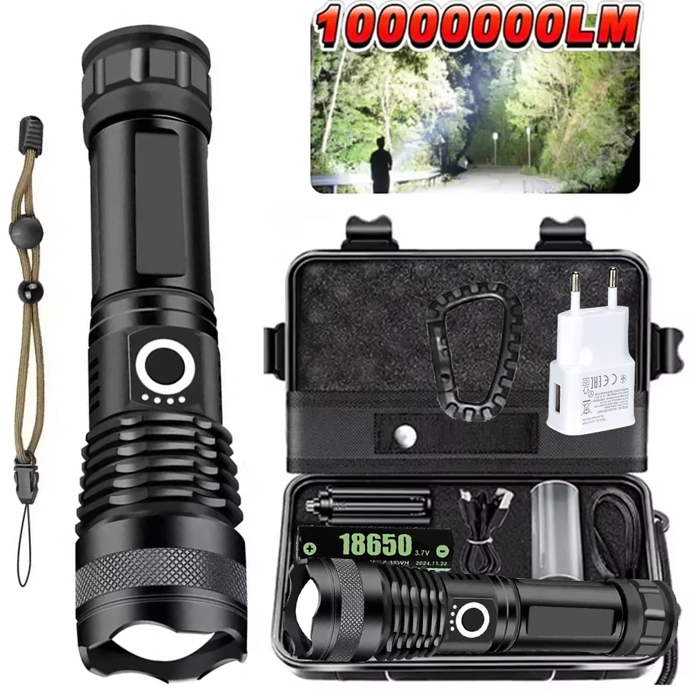 Outdoor Camping Lamp - High Power LED Flashlight Rechargeable 5