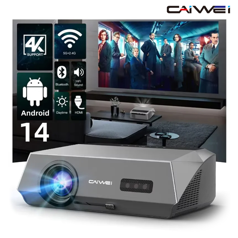 Outdoor Camping Tv - CAIWEI A10Q Projector 4K Full HD