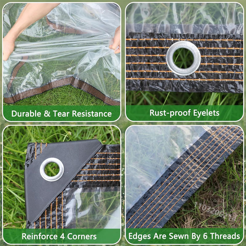 Transparent Outdoor Tarpaulin  - Outdoor Camping Dog Fence recension och pris