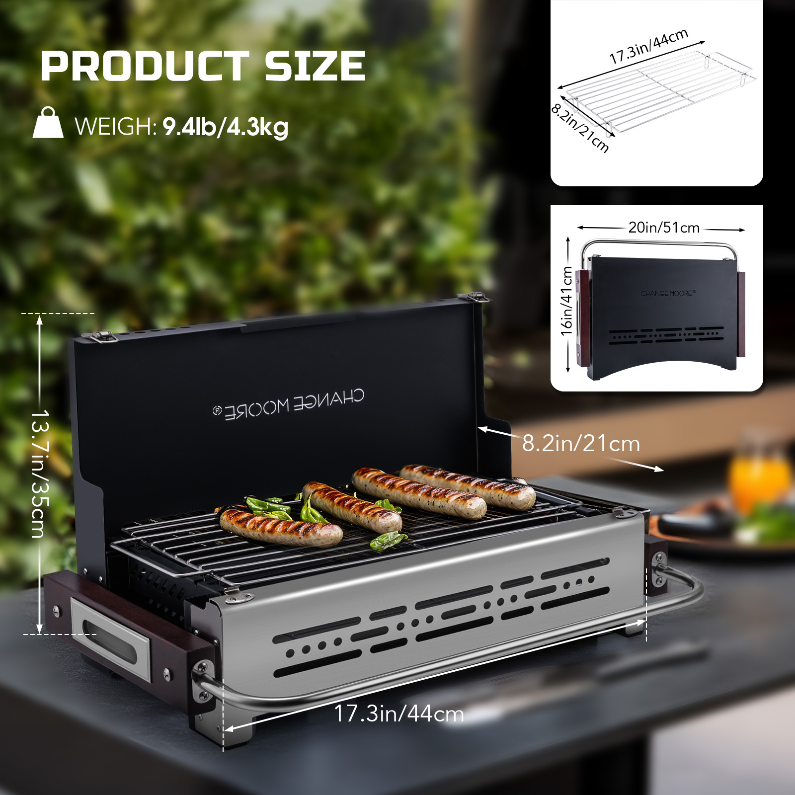 Change Moore Outdoor Camping F - Outdoor Camping Oven recension och pris