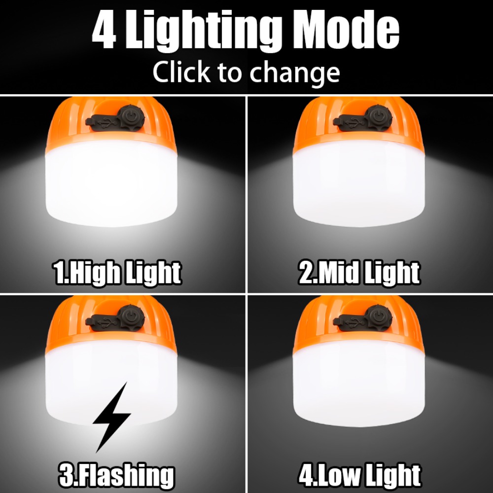 Portable Mini Camping Lamp 4 L - Outdoor Camping Lamp recension och pris