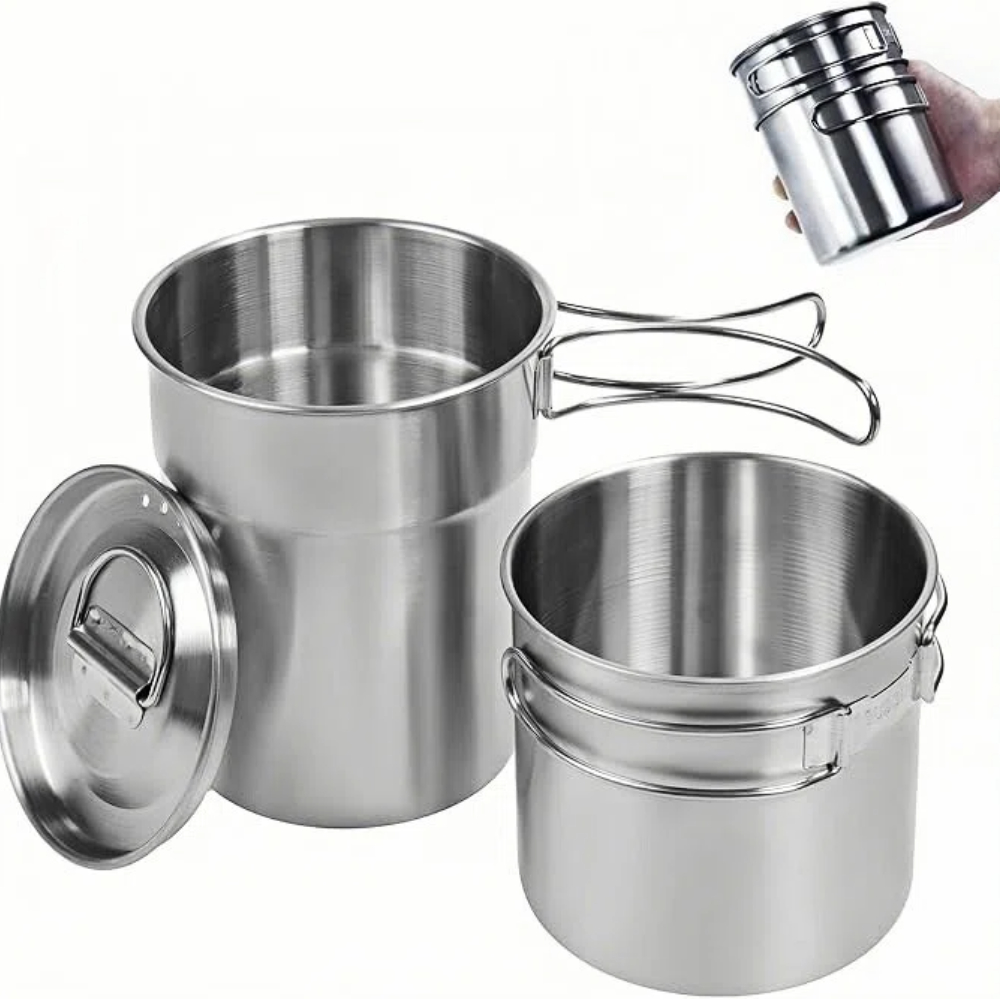 Foldable Camping Cups Mugs Cam - Camp Cooking Set recension och pris