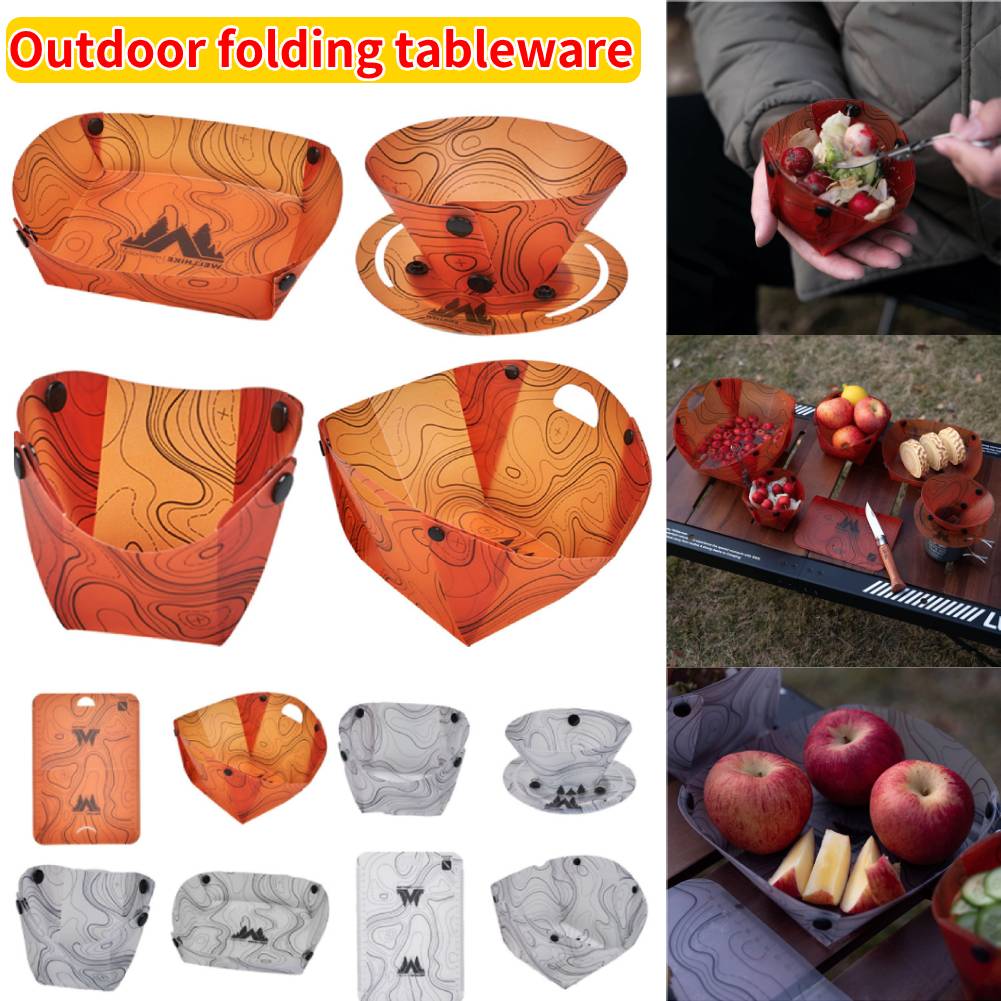 Outdoor Lightweight Folding Ta - Camp Cooking Set recension och pris