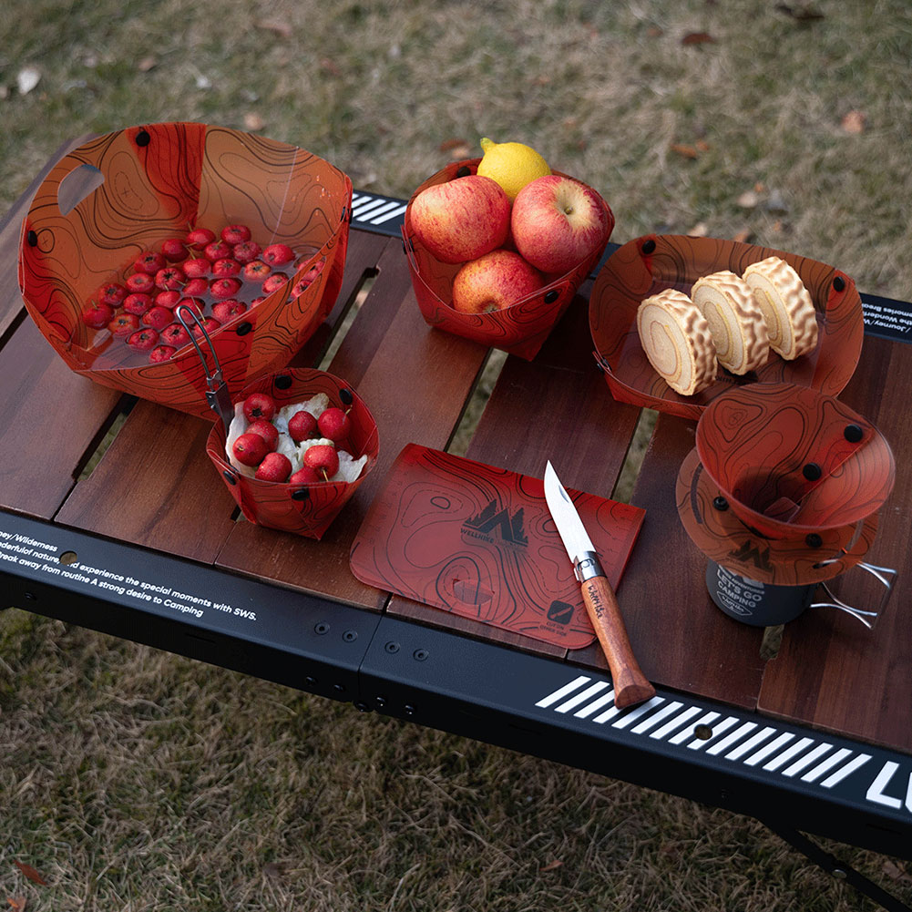 Outdoor Lightweight Folding Ta - Camp Cooking Set recension och pris