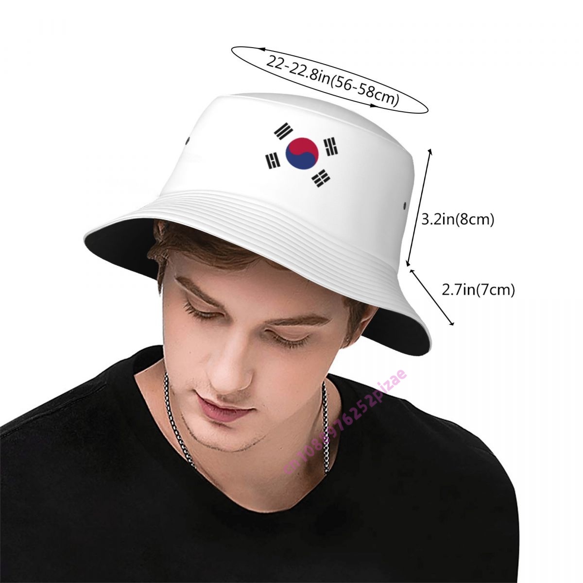 South Korea 3D Flag Men Women  - Outdoor Camping Korea recension och pris