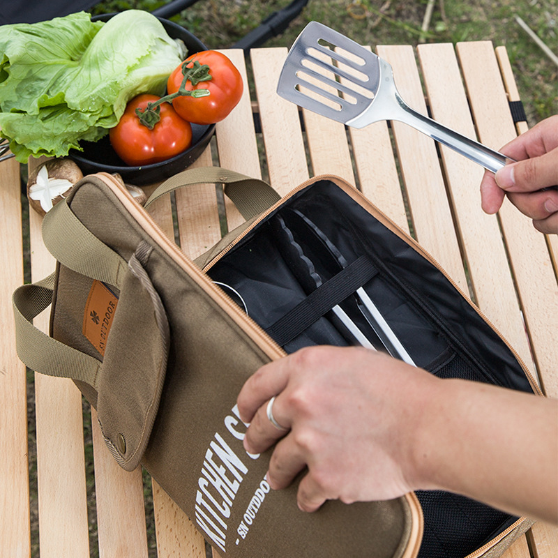 8pcs Camping Kitchen Cookware  - Outdoor Camping Uk recension och pris