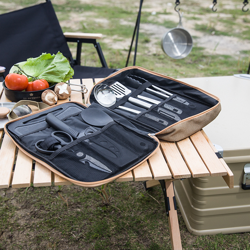 8pcs Camping Kitchen Cookware  - Outdoor Camping Uk recension och pris