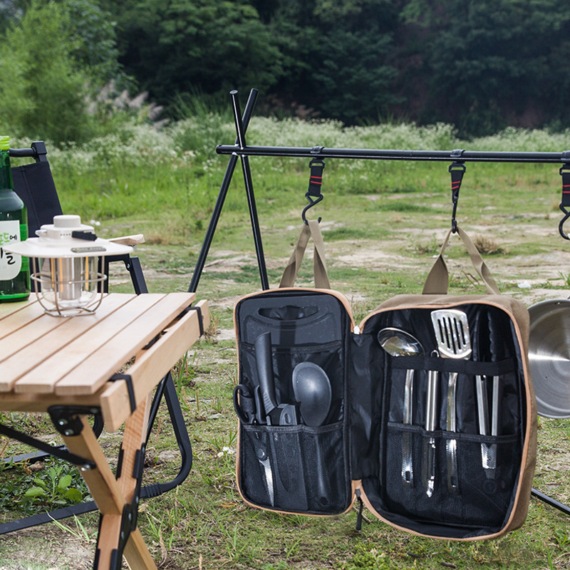 8pcs Camping Kitchen Cookware  - Outdoor Camping Uk recension och pris