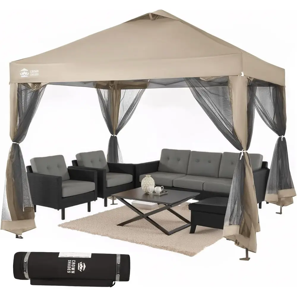 10x10 Mosquito Net Gazebo with - Outdoor Camping Gazebo recension och pris
