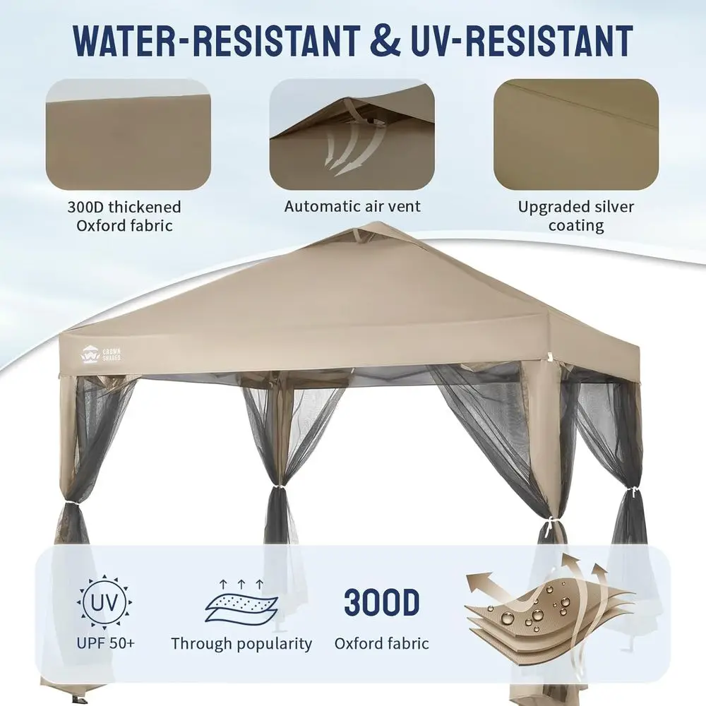 10x10 Mosquito Net Gazebo with - Outdoor Camping Gazebo recension och pris