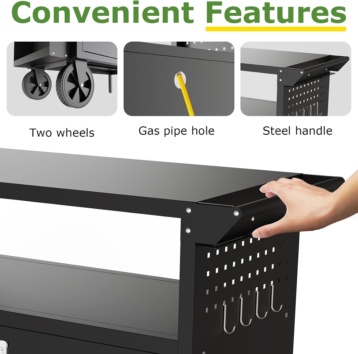 Outdoor Grill Cart Table With  - Outdoor Camping Vehicle recension och pris