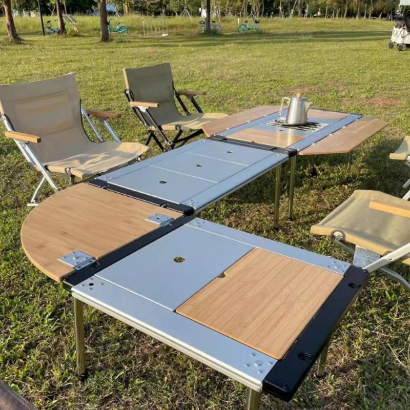 Tryhomy IGT Table Bamboo Exten - Outdoor Camping Kitchen Table recension och pris