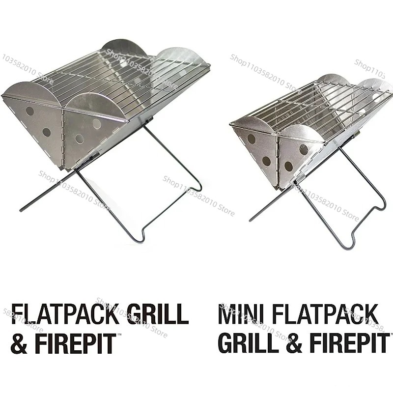 Stable Outdoor Camping Flat Ba - Outdoor Camping Grill recension och pris