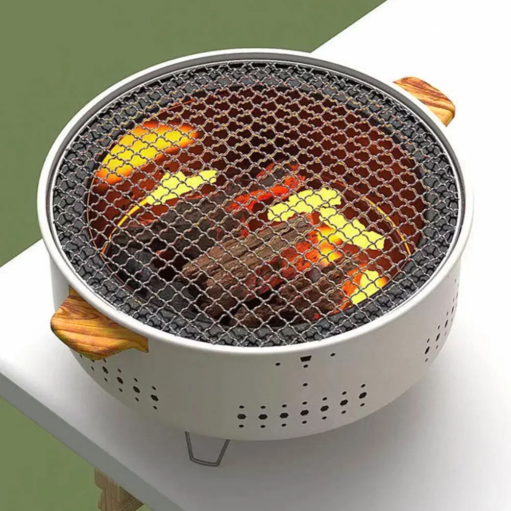 Round Barbecue Stove 1/3pcs Po - Outdoor Camping Oven recension och pris