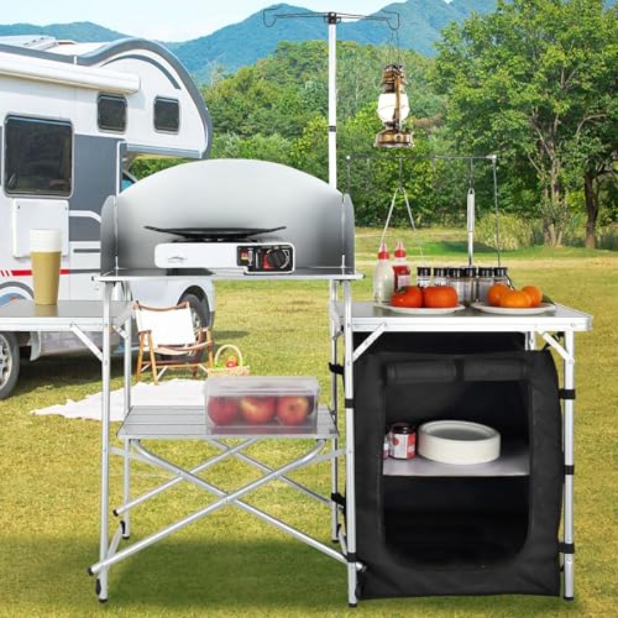 Camping Kitchen Table, Folding - Outdoor Camping Kitchen Table recension och pris