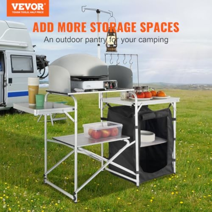Camping Kitchen Table, Folding - Outdoor Camping Kitchen Table recension och pris