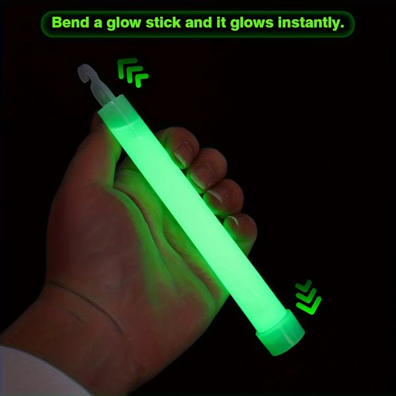 6-12PCS LED Glow Stick with Ho - Glow Sticks Survival recension och pris