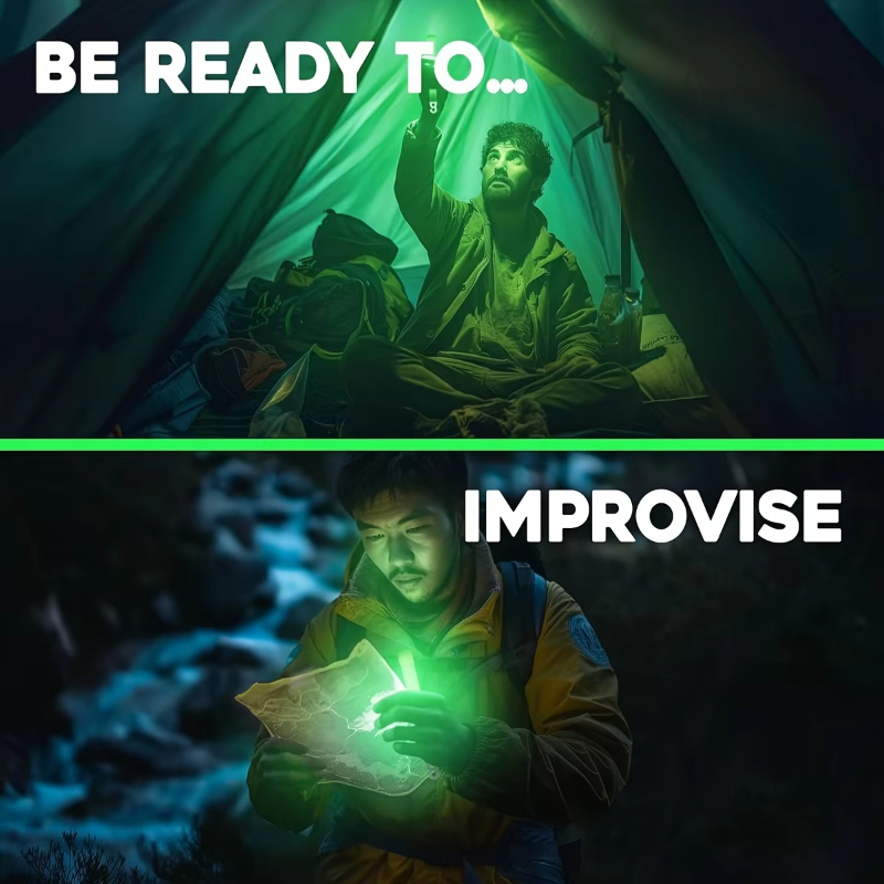 6-12PCS LED Glow Stick with Ho - Glow Sticks Survival recension och pris