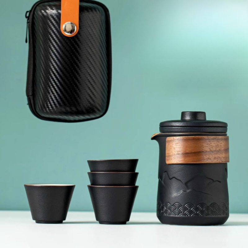 Portable Travel Tea Set One Po - Camp Cooking Set recension och pris