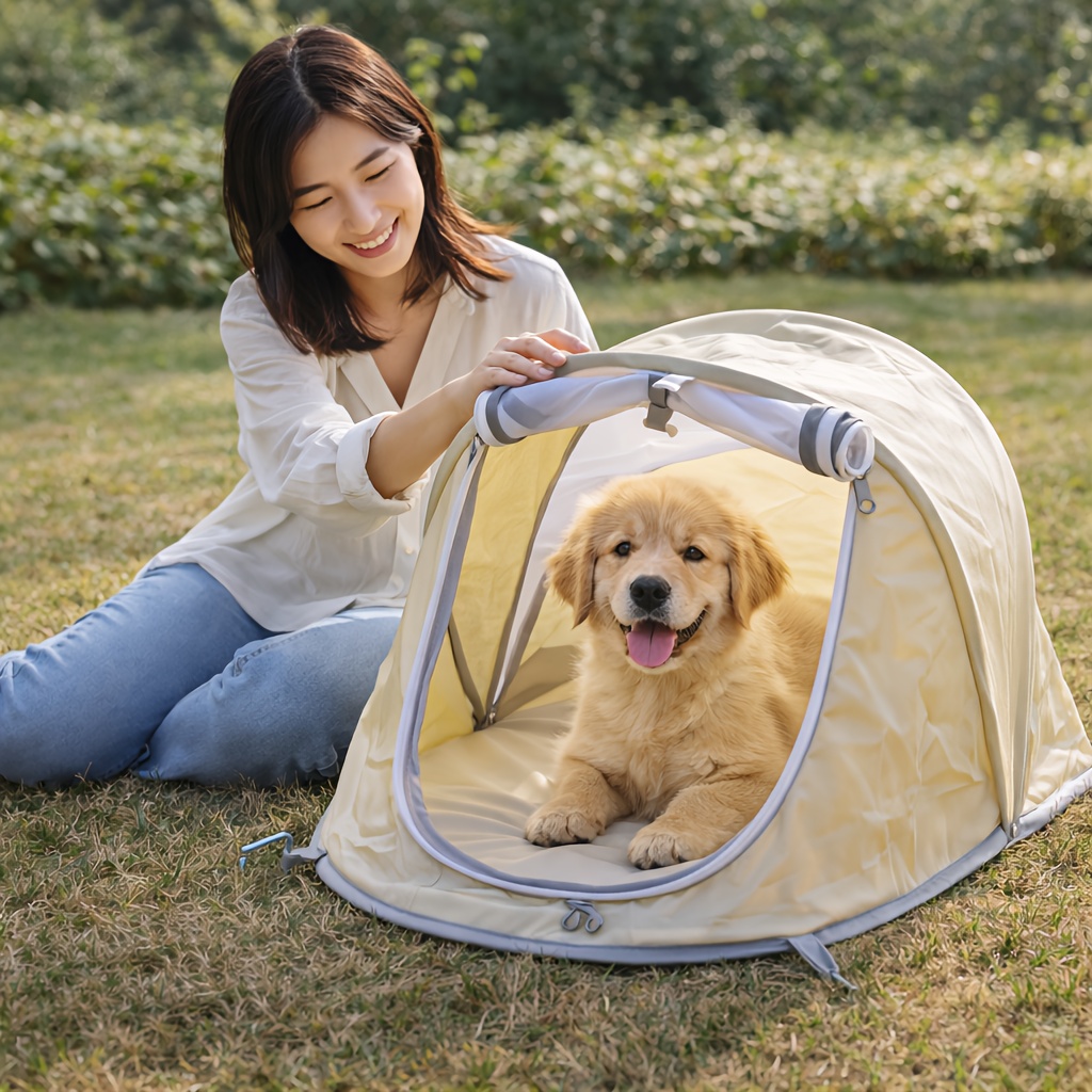 Foldable Pet Tent Portable Dog - Outdoor Camping Dog Fence recension och pris