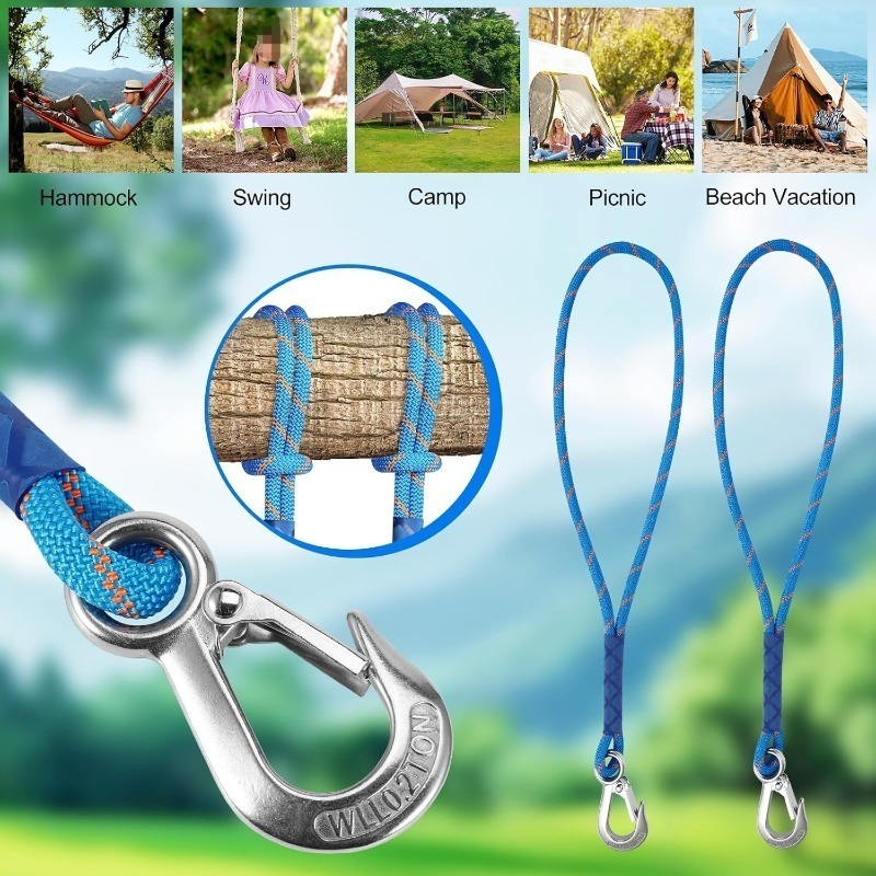 1/2Pcs Wear Resistant Metal Ho - Outdoor Camping Decke recension och pris