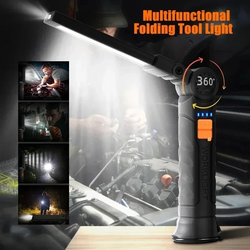Portable COB LED Flashlight US - Outdoor Camping Lamp recension och pris