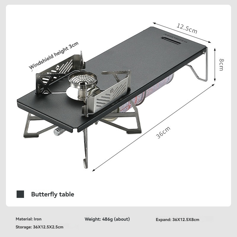 CAMPINGMOON GT-3 Black Portabl - Outdoor Camping Kitchen Table recension och pris