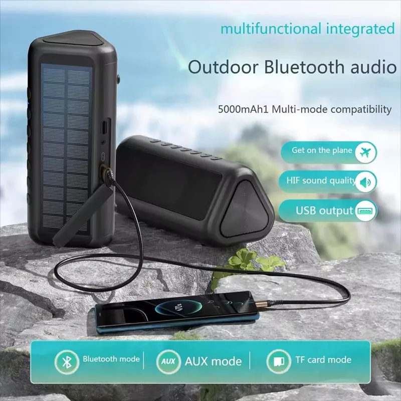 HiFi Portable Solar Powered Bl - Outdoor Camping Videos recension och pris