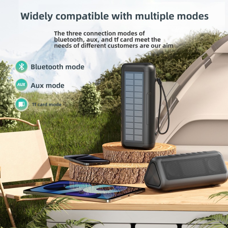 HiFi Portable Solar Powered Bl - Outdoor Camping Videos recension och pris