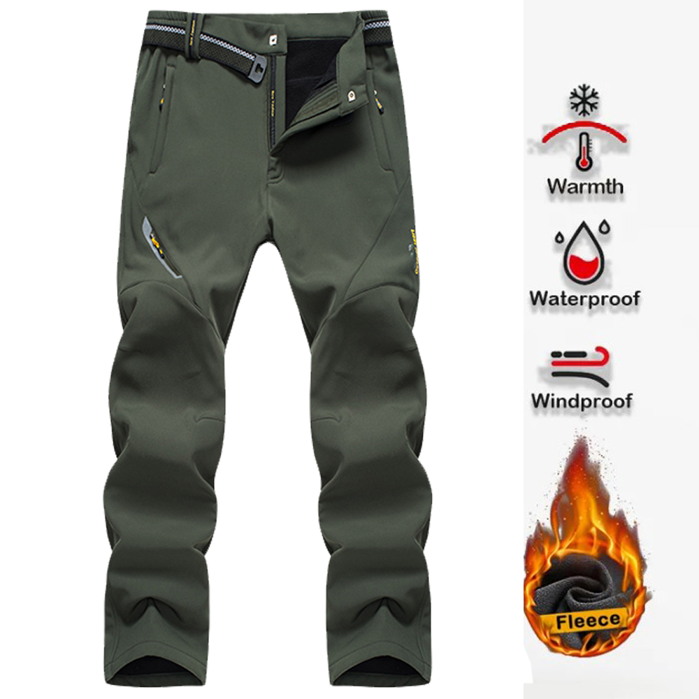 Men's Hiking Pants Softshell O - Outdoor Camping Winter recension och pris