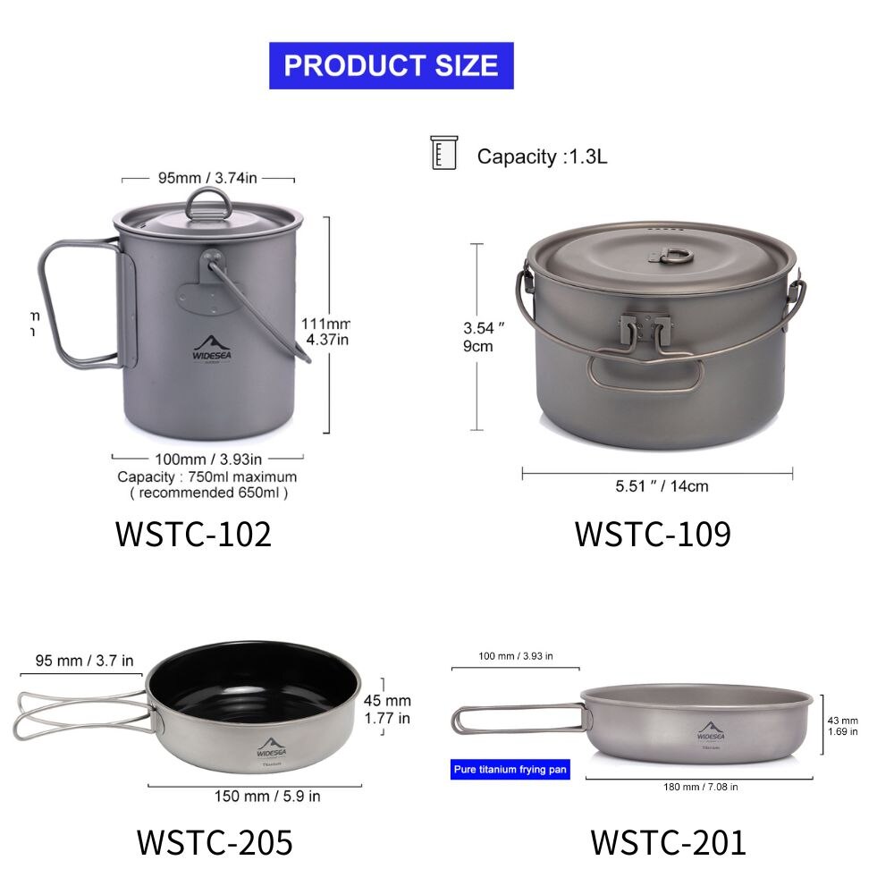Widesea Camping Tableware Tita - Outdoor Camping Kitchen Table recension och pris