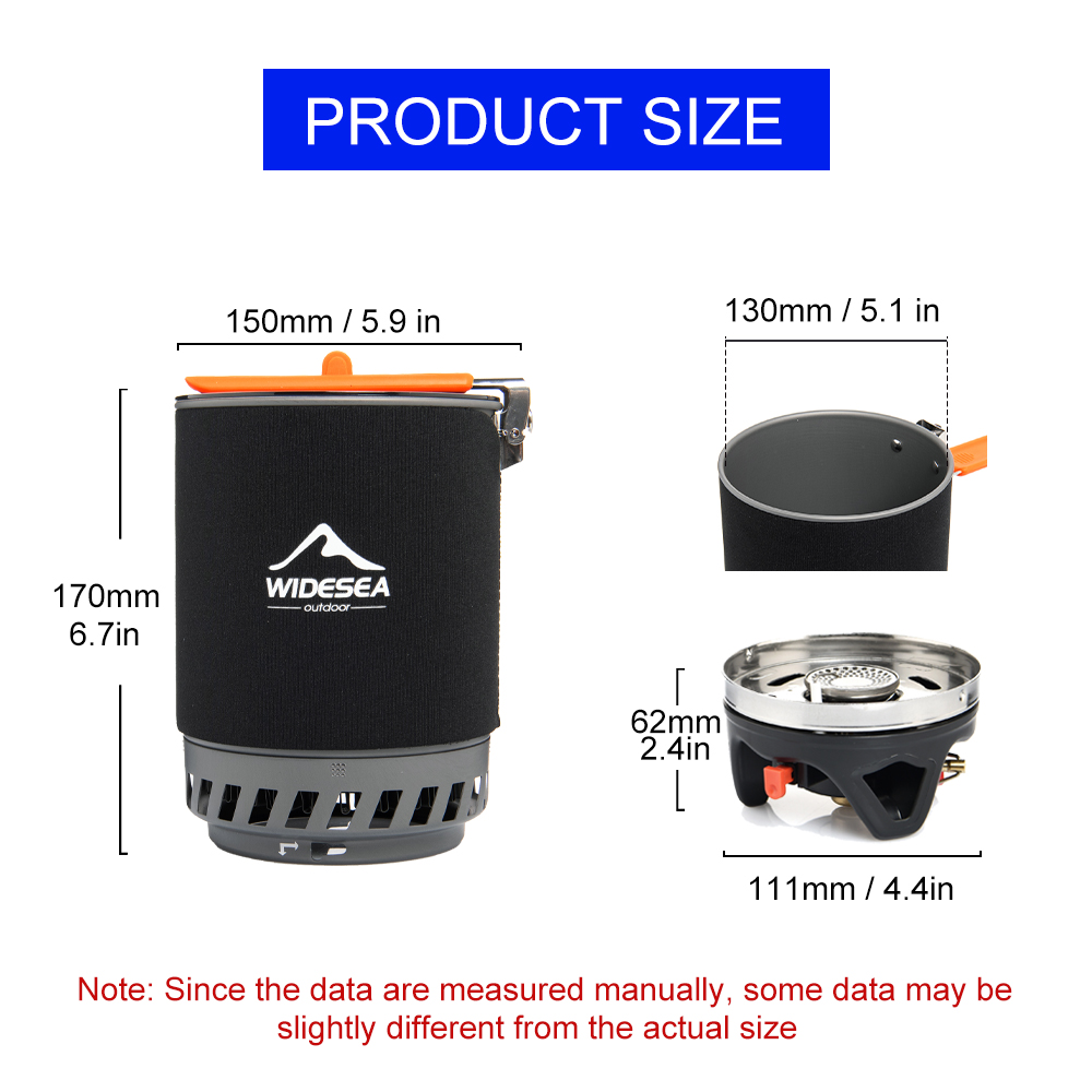 Widesea Camping Cooking System - Camp Cooking Set recension och pris
