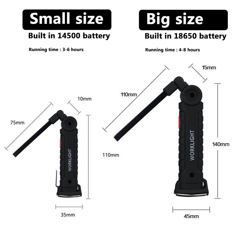 Portable Fold LED Flashlight S - Camping Lantern recension och pris