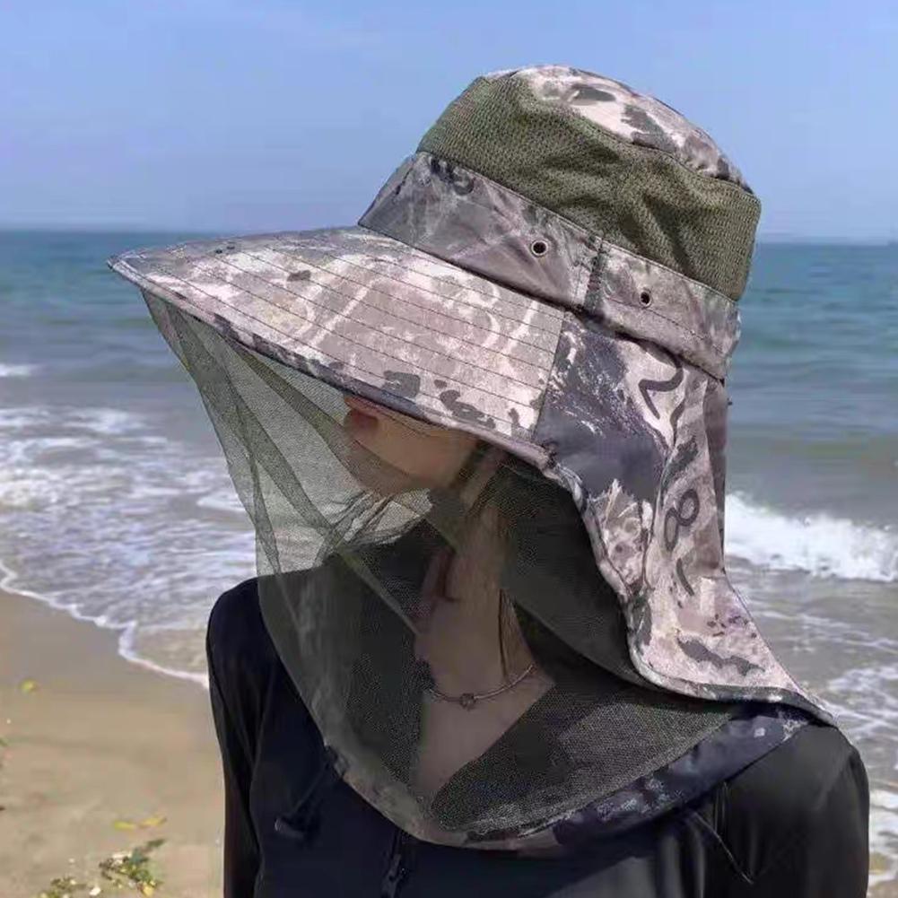 Mosquito Hat Mesh Net Face Nec - Outdoor Camping Mosquito Net recension och pris