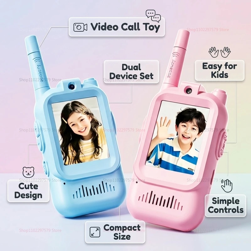 NEW Kids Video Walkie Talkies  - Outdoor Camping Videos recension och pris