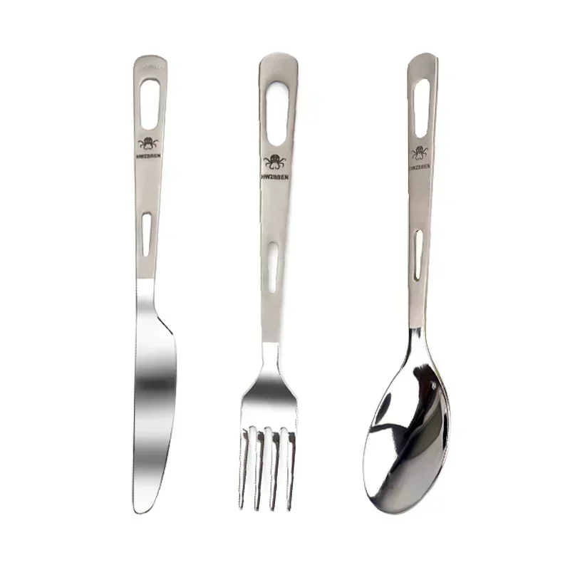 HWZBBEN Titanium Fork Spoon Kn - Outdoor Camping Kitchen Table recension och pris