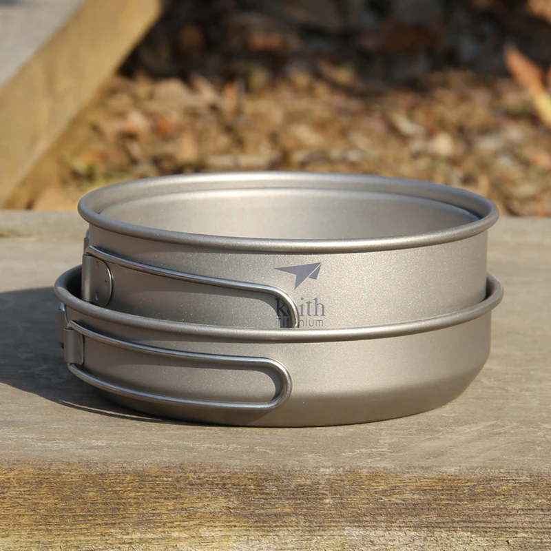 Keith 3PCS Titanium Cookware P - Camp Cooking Set recension och pris