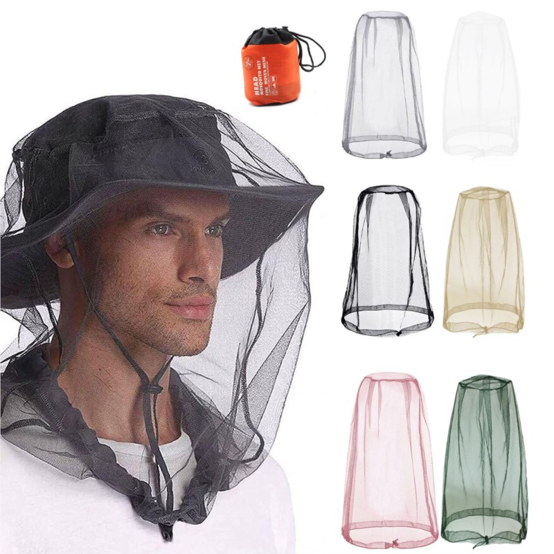 Outdoor Fishing Cap Mosquito H - Outdoor Camping Mosquito Net recension och pris