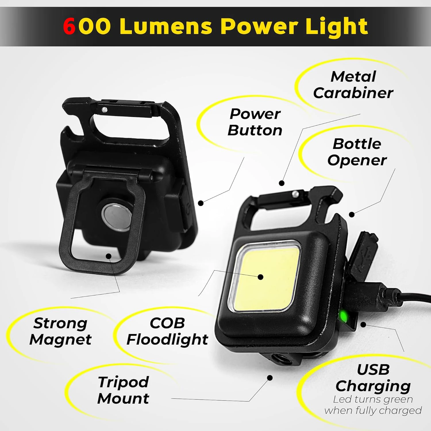 Portable Keychain Light Mini M - Camping Lantern recension och pris