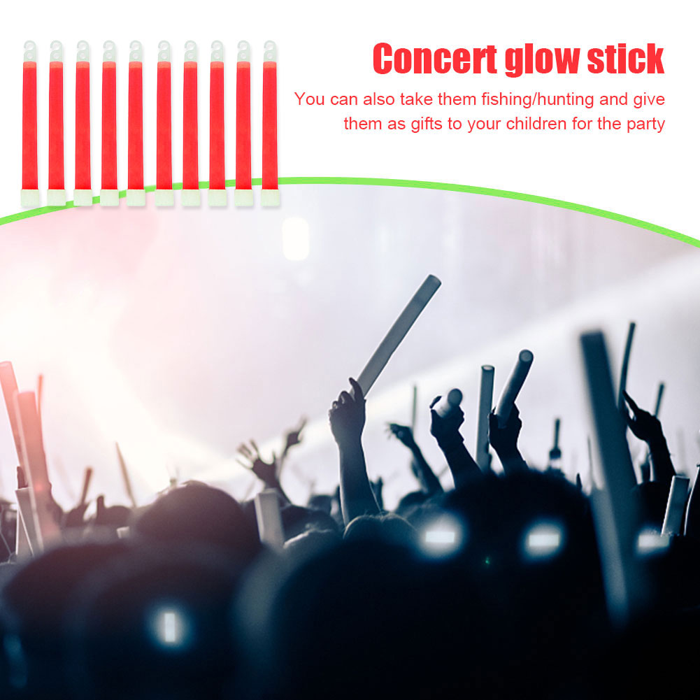 10pcs Glow Light Stick SOS Gea - Glow Sticks Survival recension och pris
